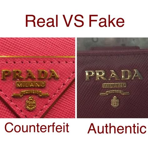 prada real vs fake logo|knock off prada purses handbags.